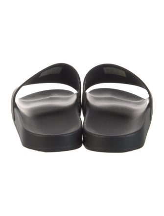 Balenciaga Rubber Graphic Print Slides
