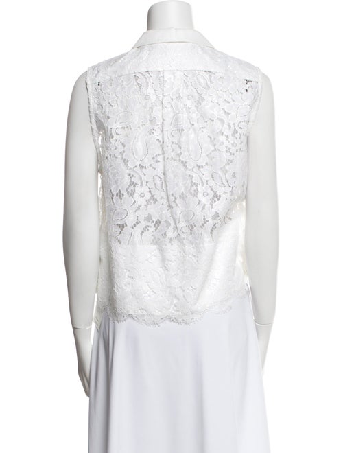 Balenciaga 2012 Lace Pattern Crop Top