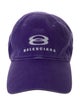 Balenciaga Purple Embroidered Cap Size S