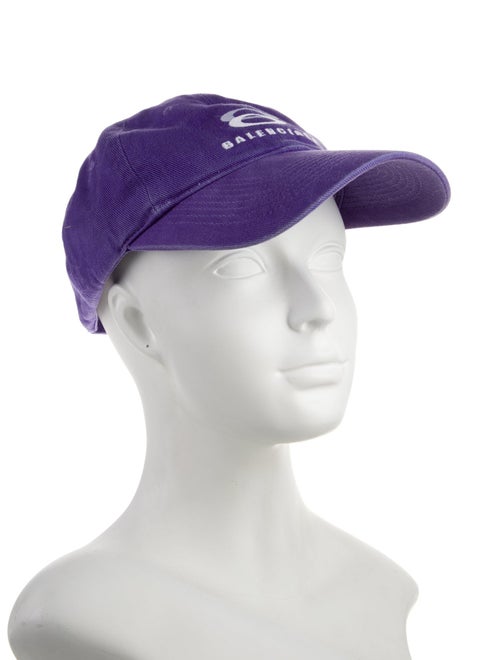 Balenciaga Purple Embroidered Cap Size S