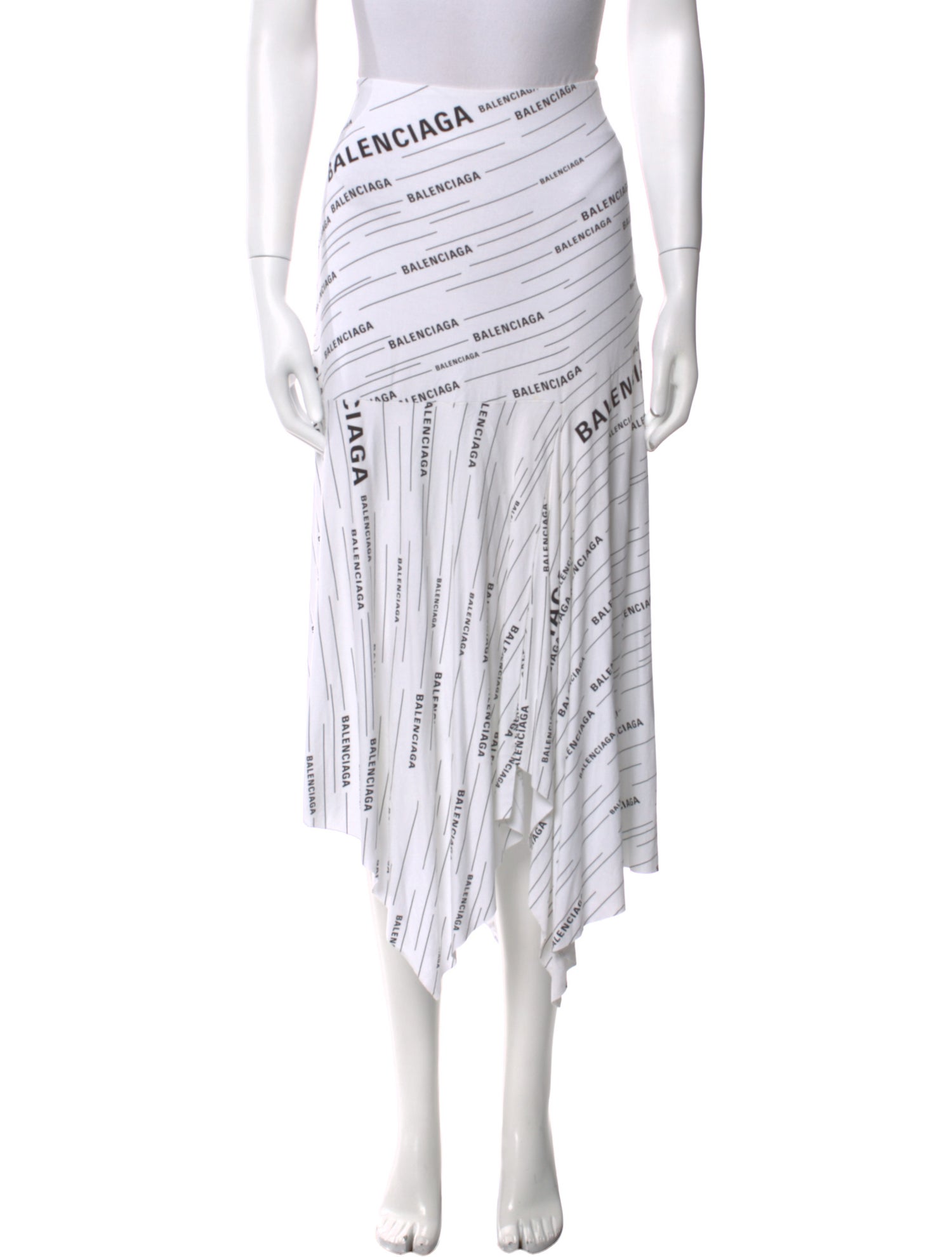 Balenciaga 2018 Midi Length Skirt