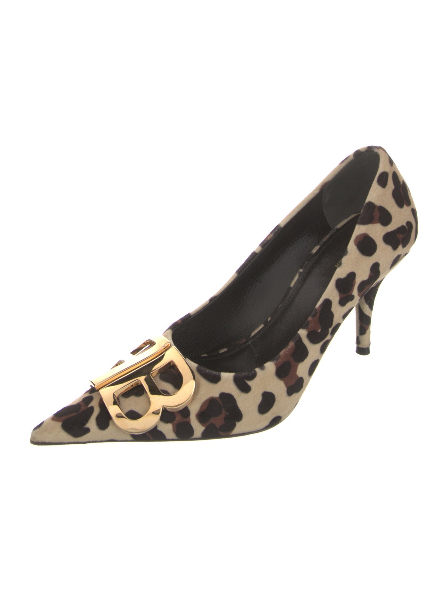 Balenciaga Ponyhair Animal Print Pumps