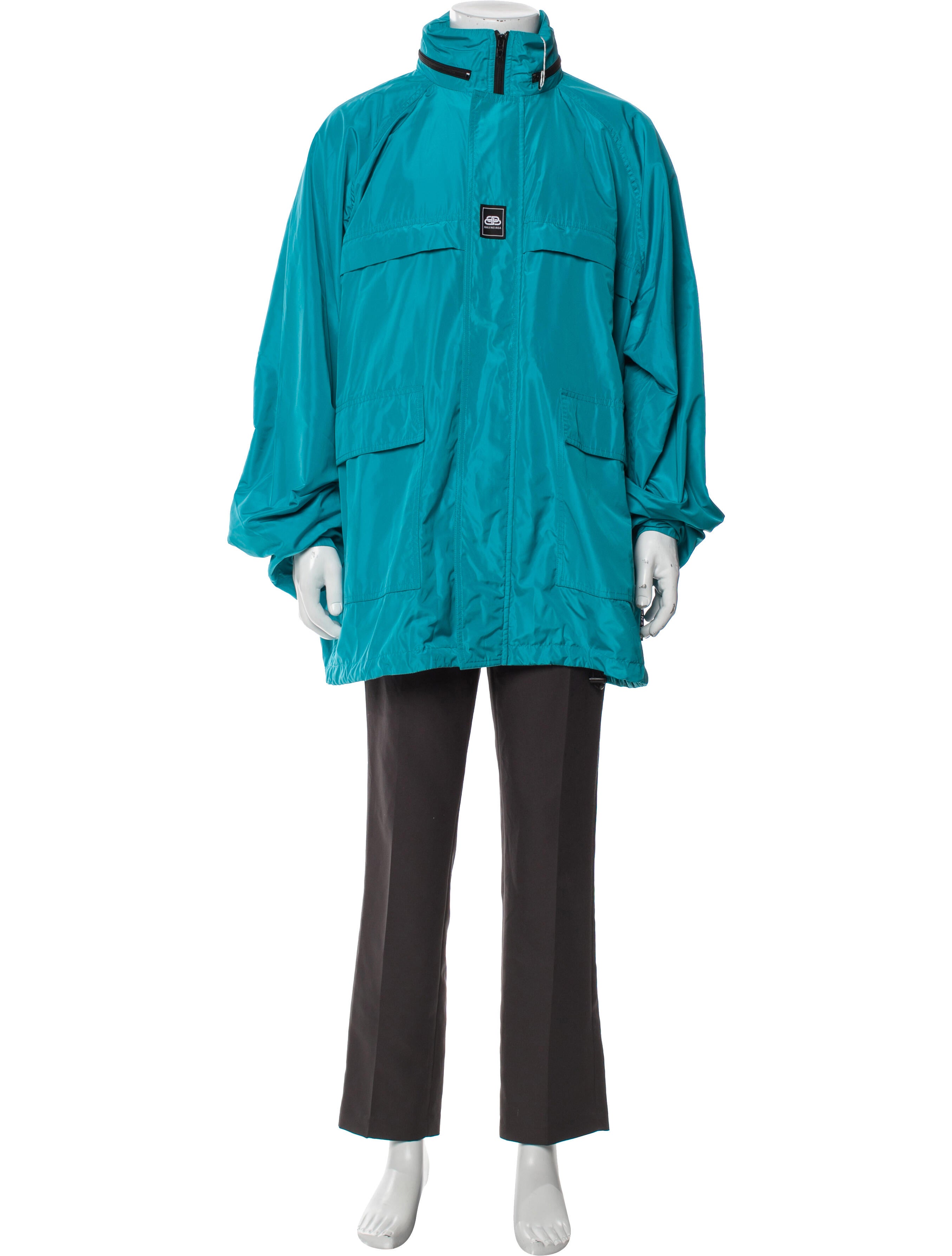 Balenciaga 2019 Signature Logo Parka