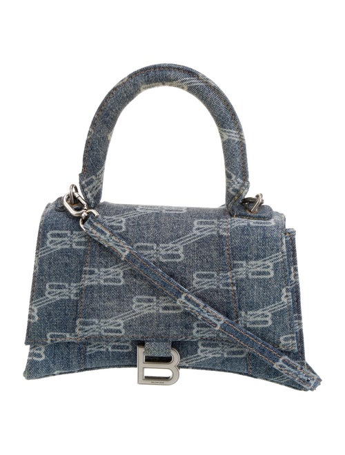 Balenciaga Denim Hourglass Small