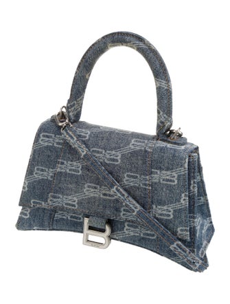Balenciaga Denim Hourglass Small