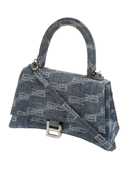 Balenciaga Denim Hourglass Small