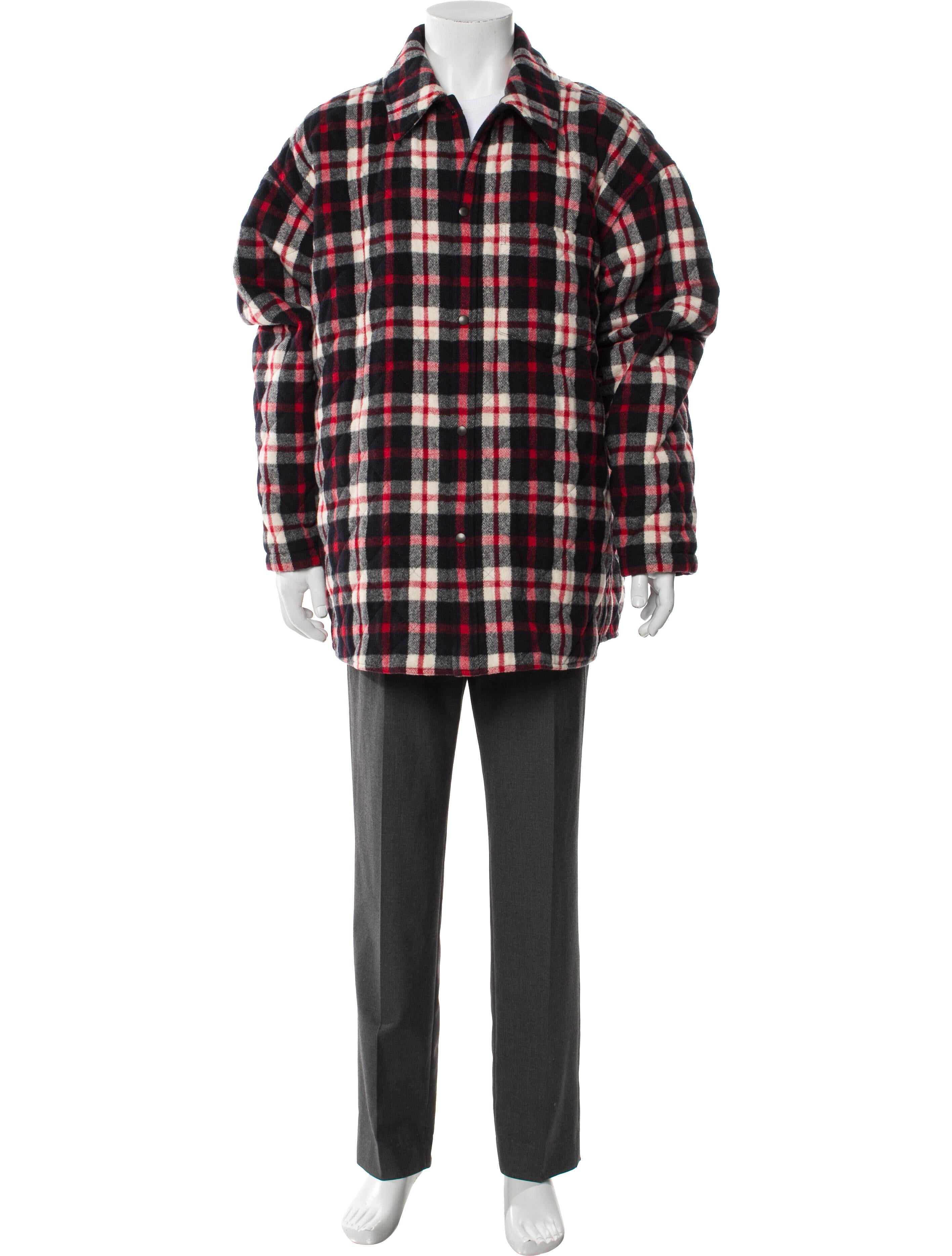 Balenciaga 2018 Flannel Parka