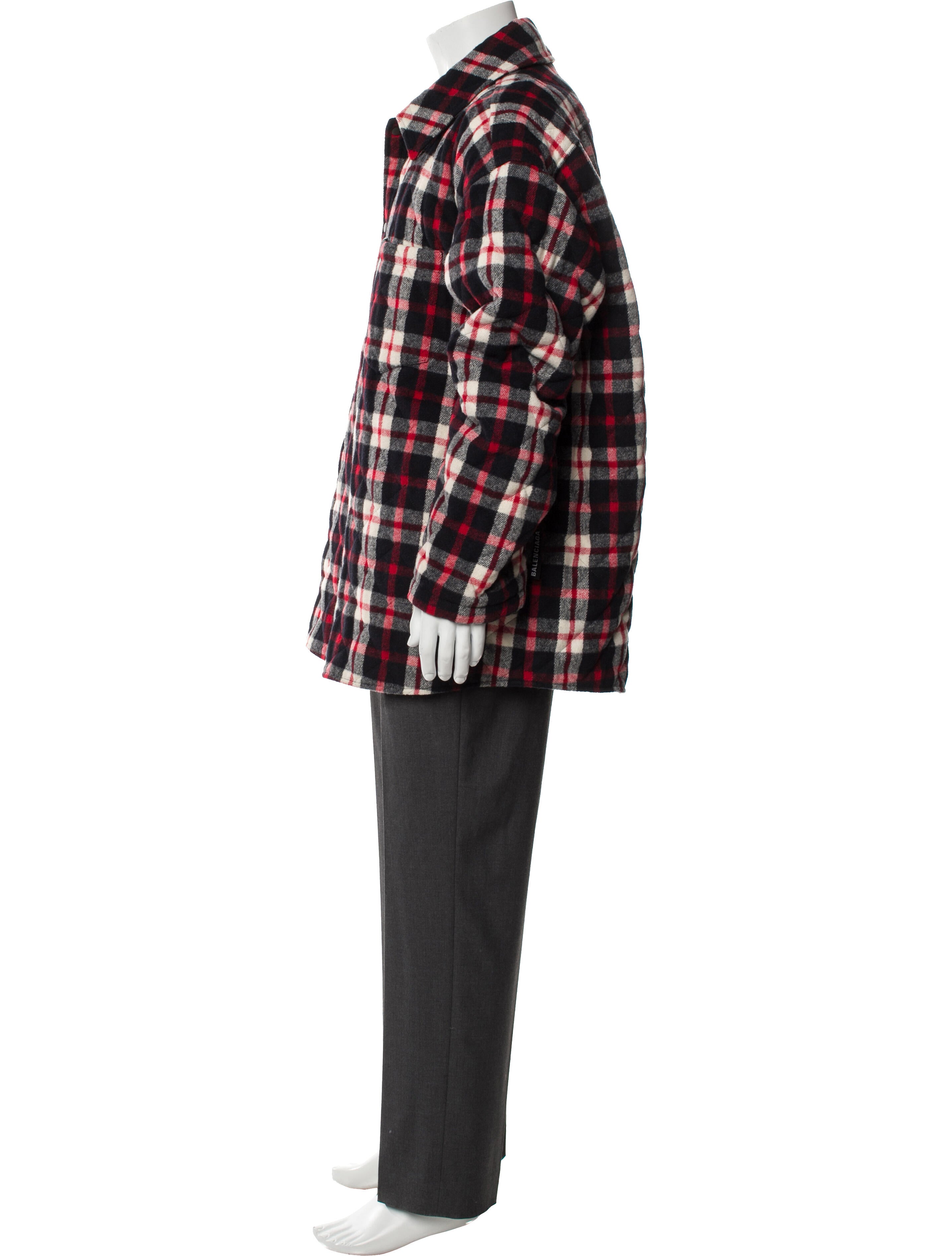 Balenciaga 2018 Flannel Parka