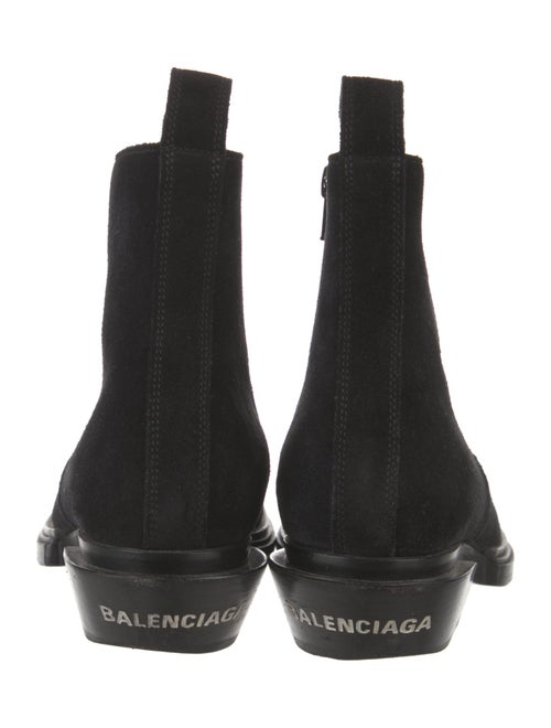 Balenciaga Suede Western Boots