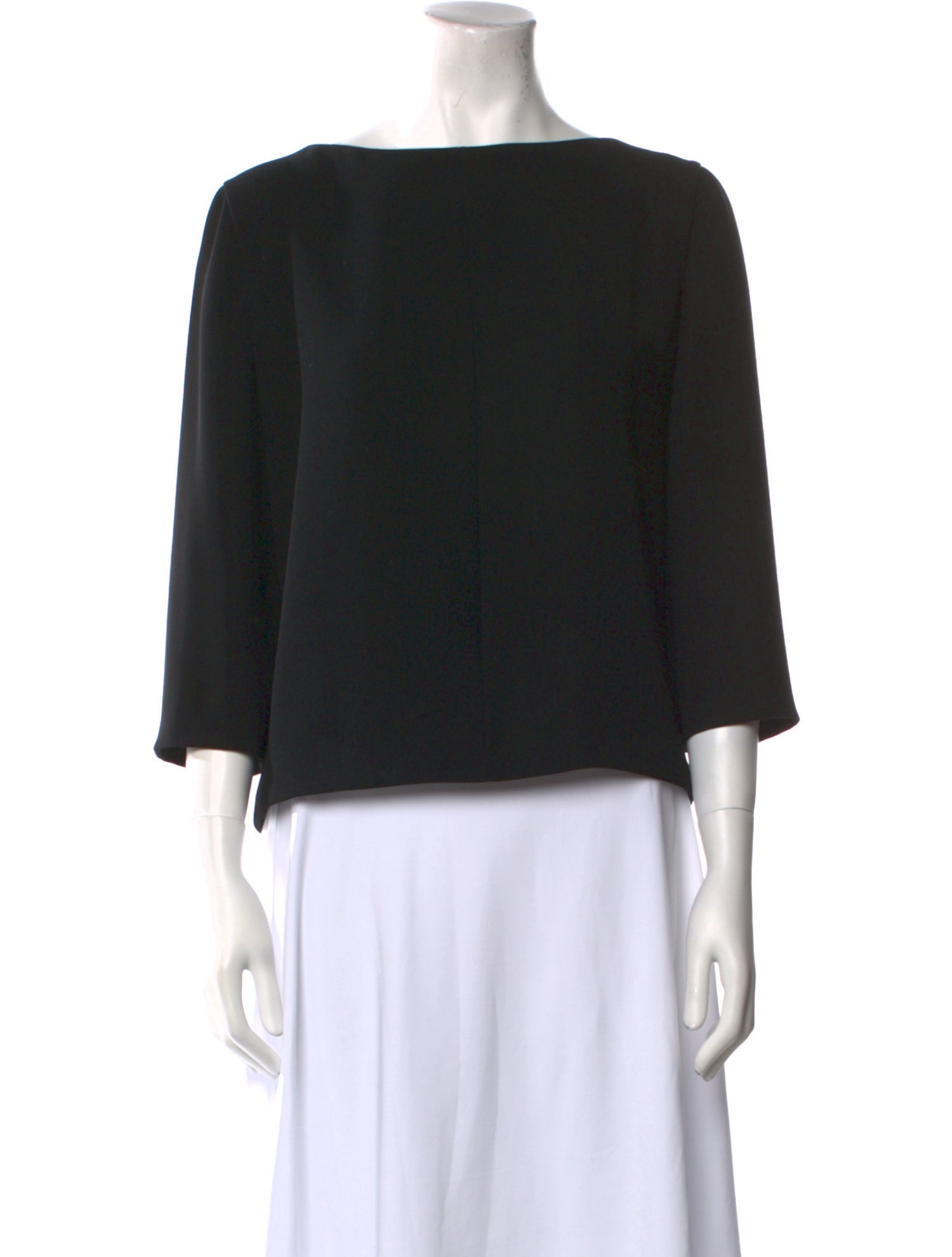 Balenciaga 2013-2014 Bateau Neckline Blouse