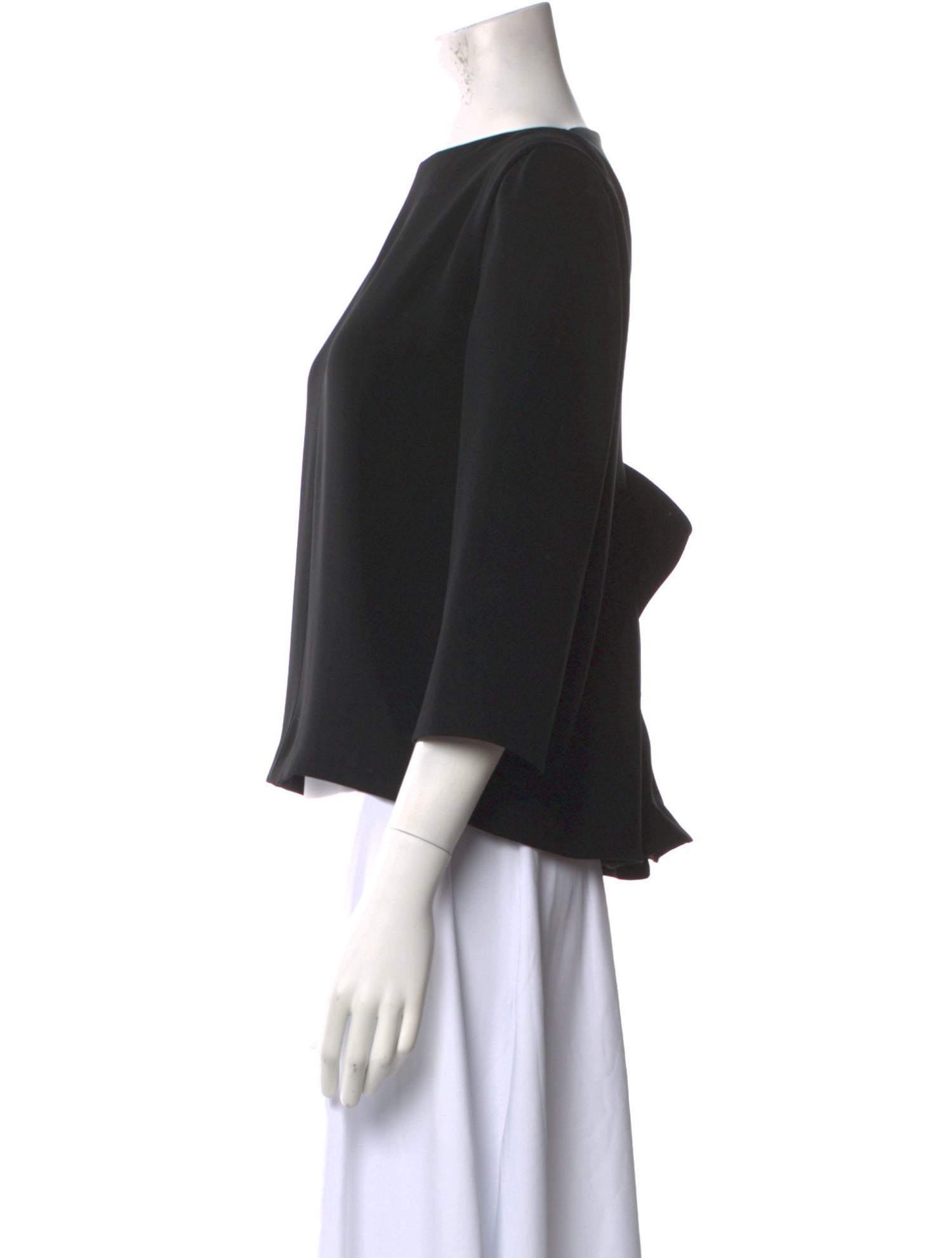 Balenciaga 2013-2014 Bateau Neckline Blouse