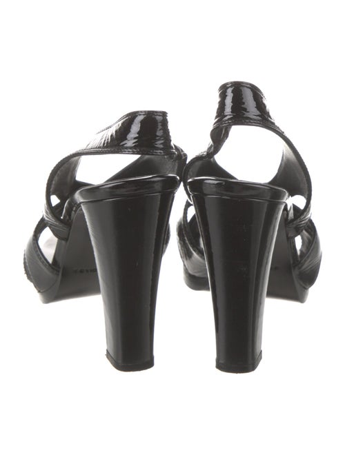 Balenciaga Patent Leather Slingback Pumps