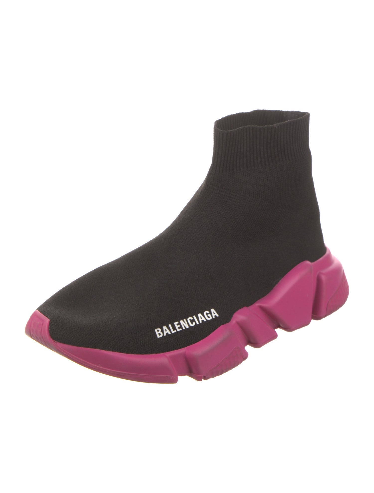 Balenciaga Speed Trainer 'Black Pink' Sock Sneakers