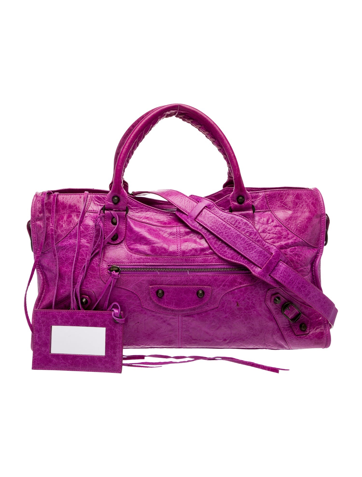 Balenciaga Leather Motocross Classic City