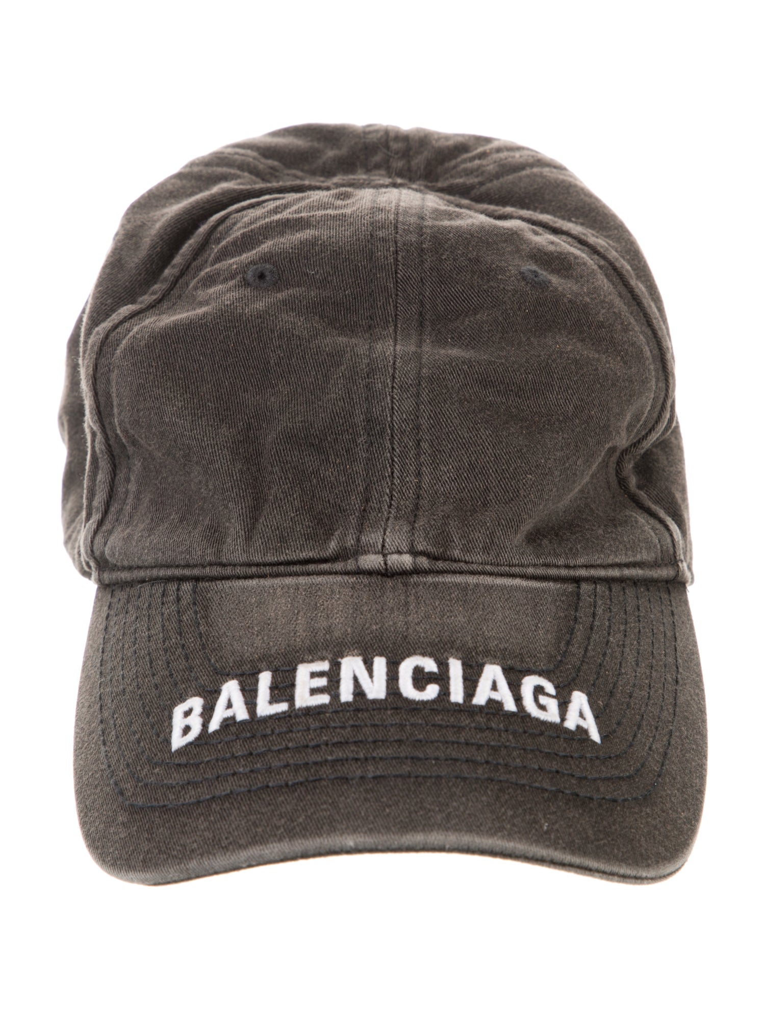 Balenciaga Grey Baseball Cap