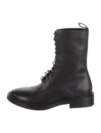 Balenciaga Leather Combat Boots