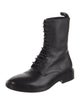 Balenciaga Leather Combat Boots