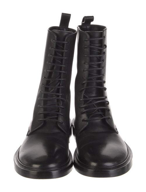 Balenciaga Leather Combat Boots