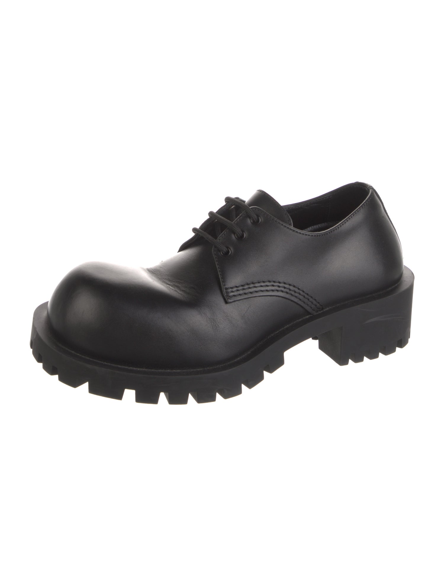 Balenciaga Leather Derby Shoes