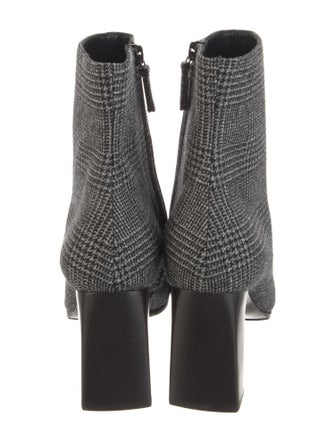Balenciaga Houndstooth Print Sock Boots