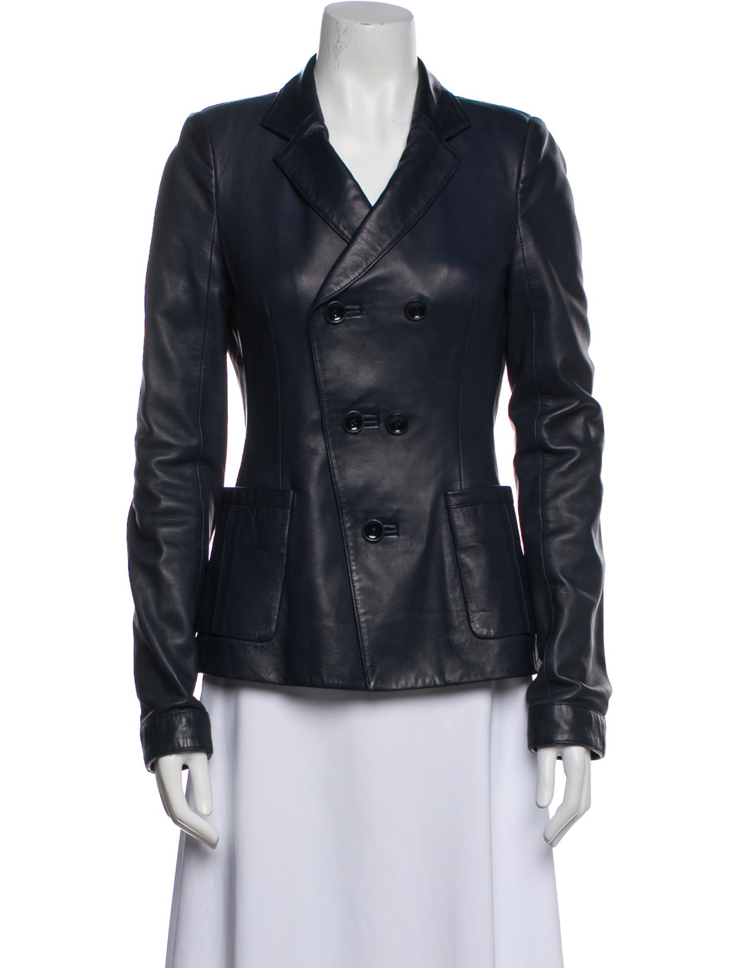 Balenciaga 2010 Leather Blazer