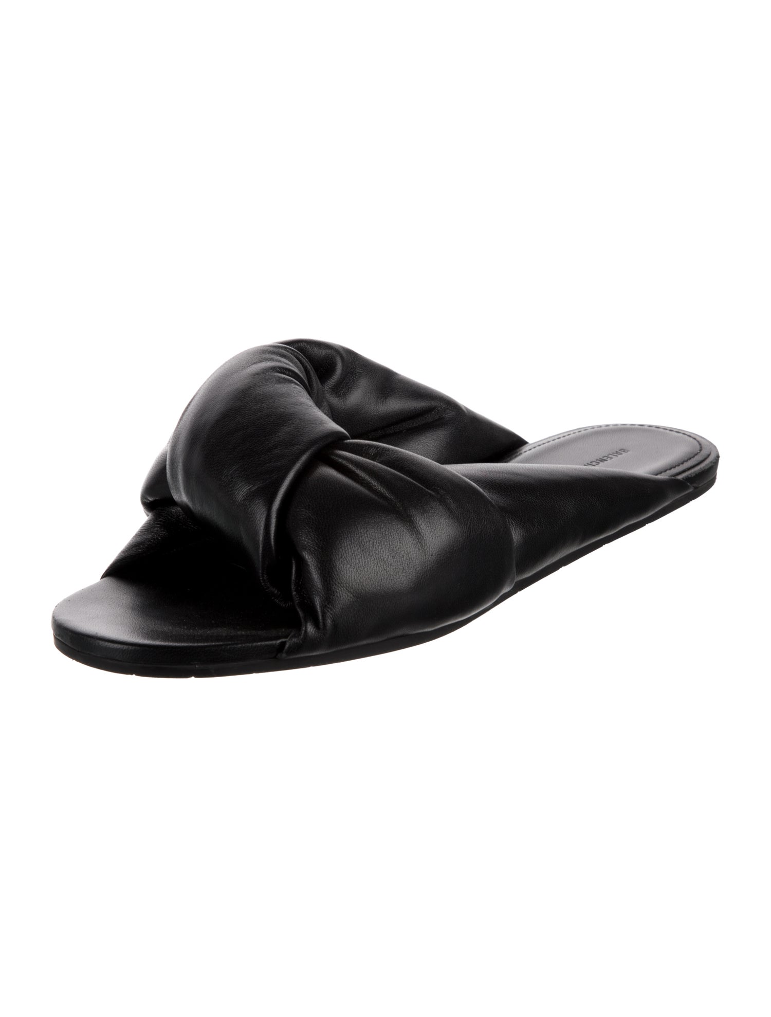 Balenciaga Leather Slides