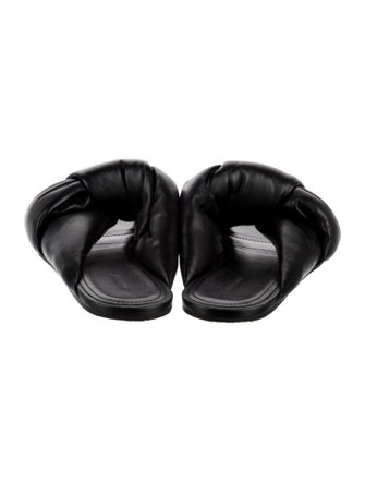 Balenciaga Leather Slides