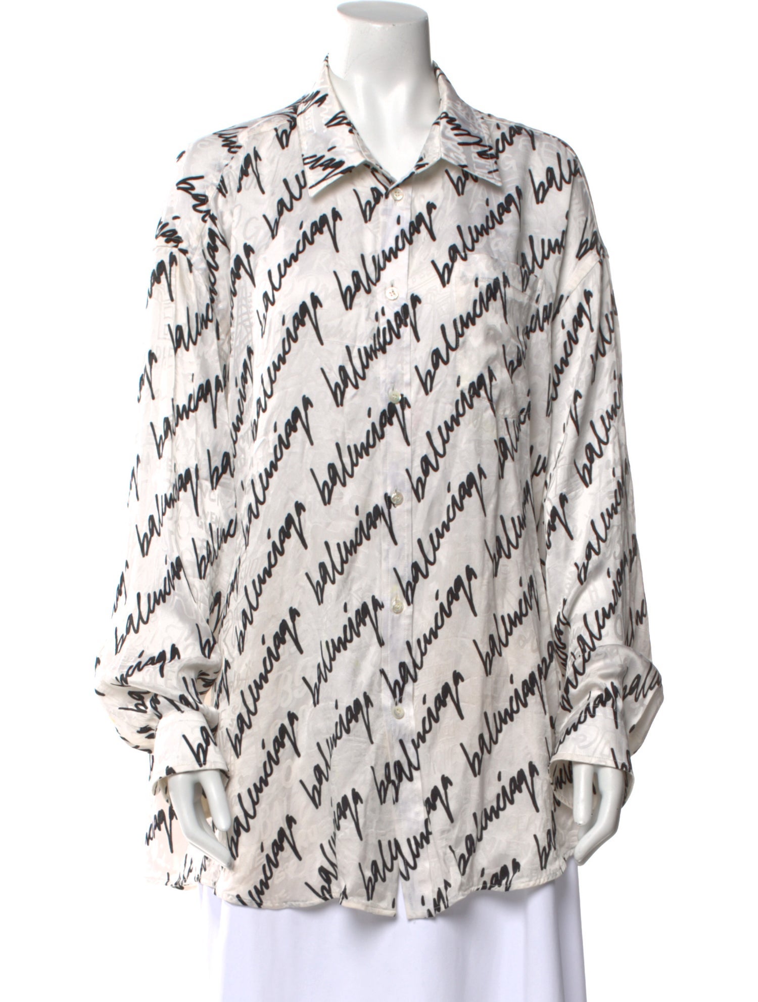 Balenciaga 2021 Silk Tunic