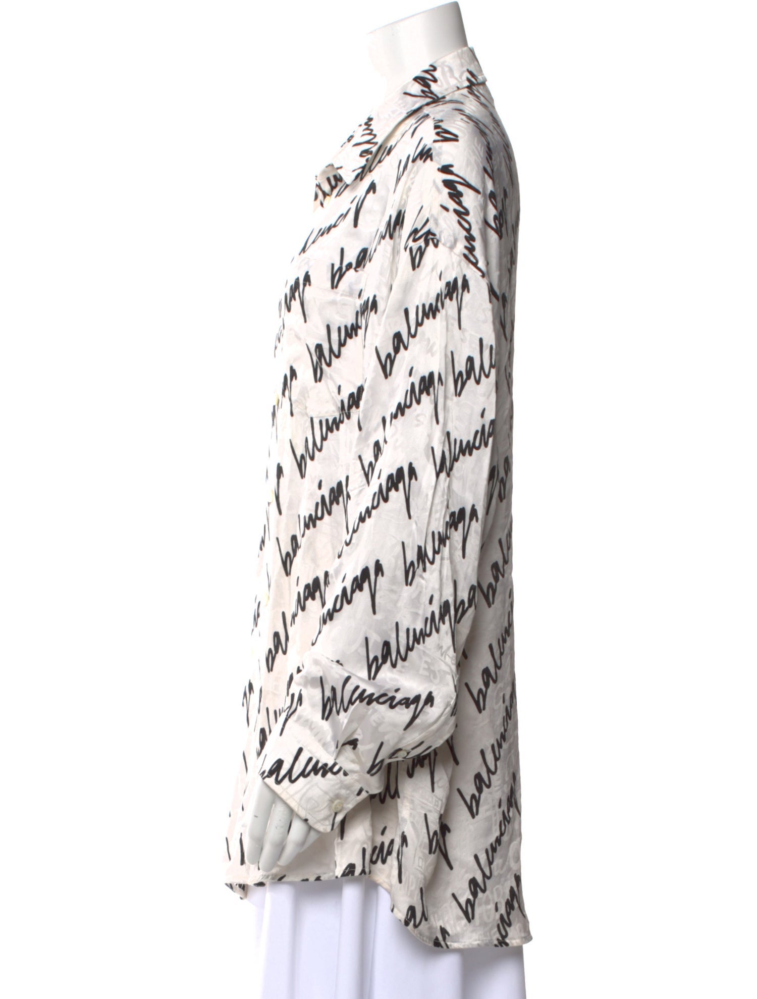 Balenciaga 2021 Silk Tunic