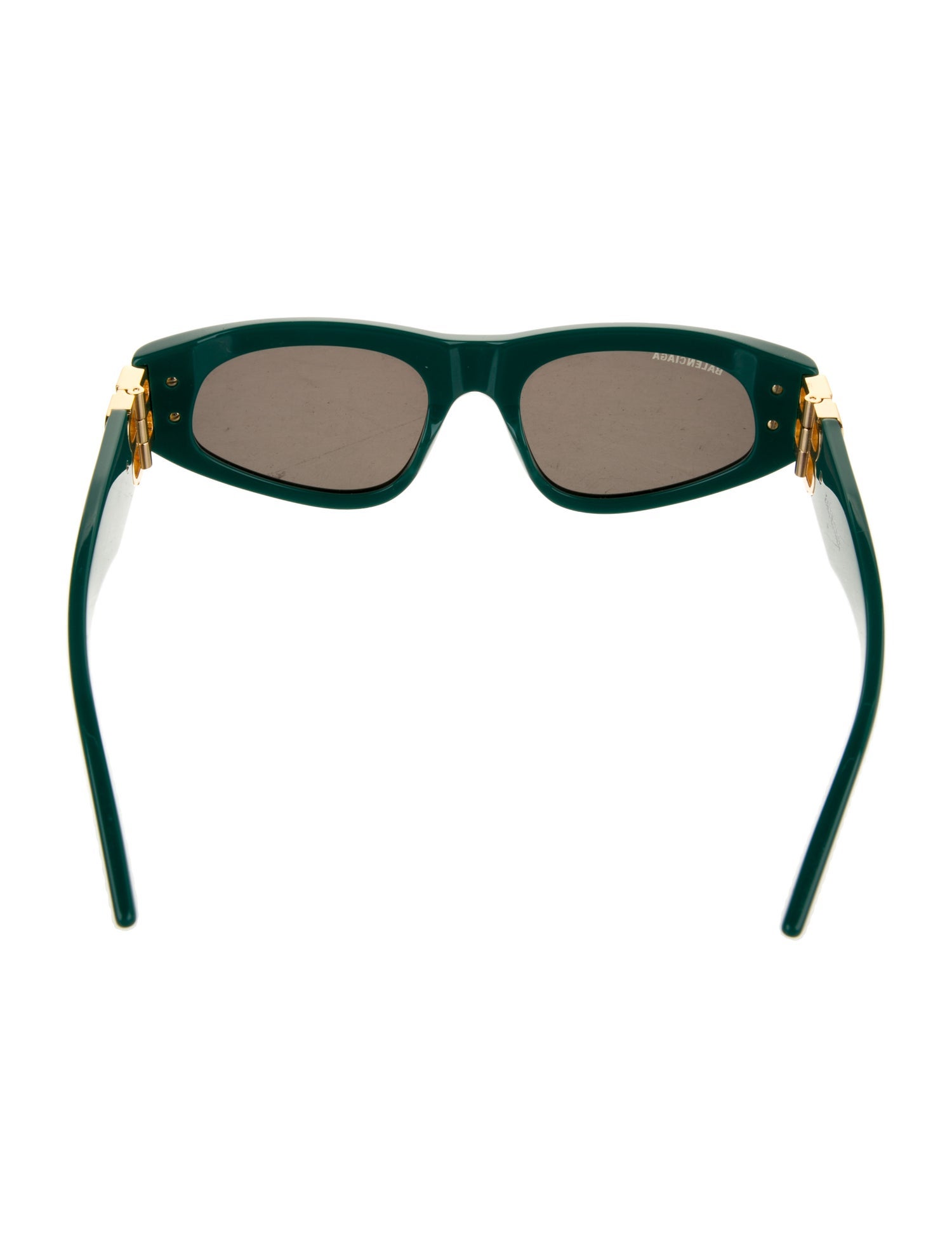 Balenciaga Signature Logo Square Sunglasses