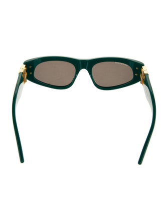 Balenciaga Signature Logo Square Sunglasses