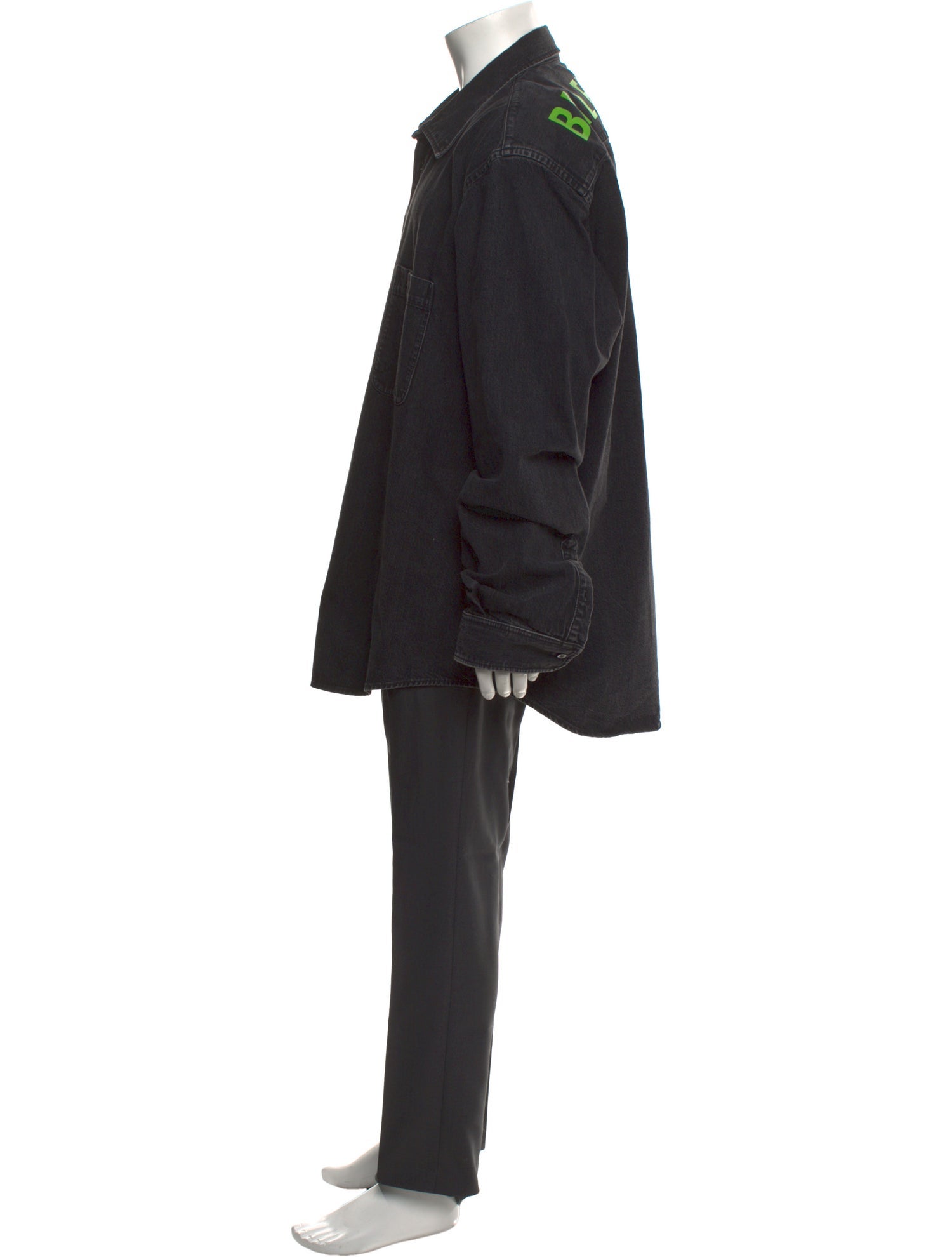 Balenciaga Signature Logo Long Sleeve Shirt