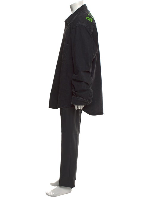 Balenciaga Signature Logo Long Sleeve Shirt