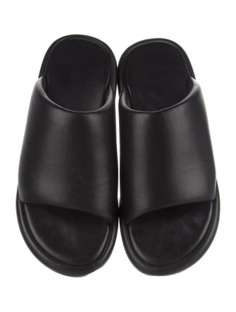 Balenciaga Leather Slides