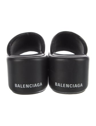 Balenciaga Leather Slides