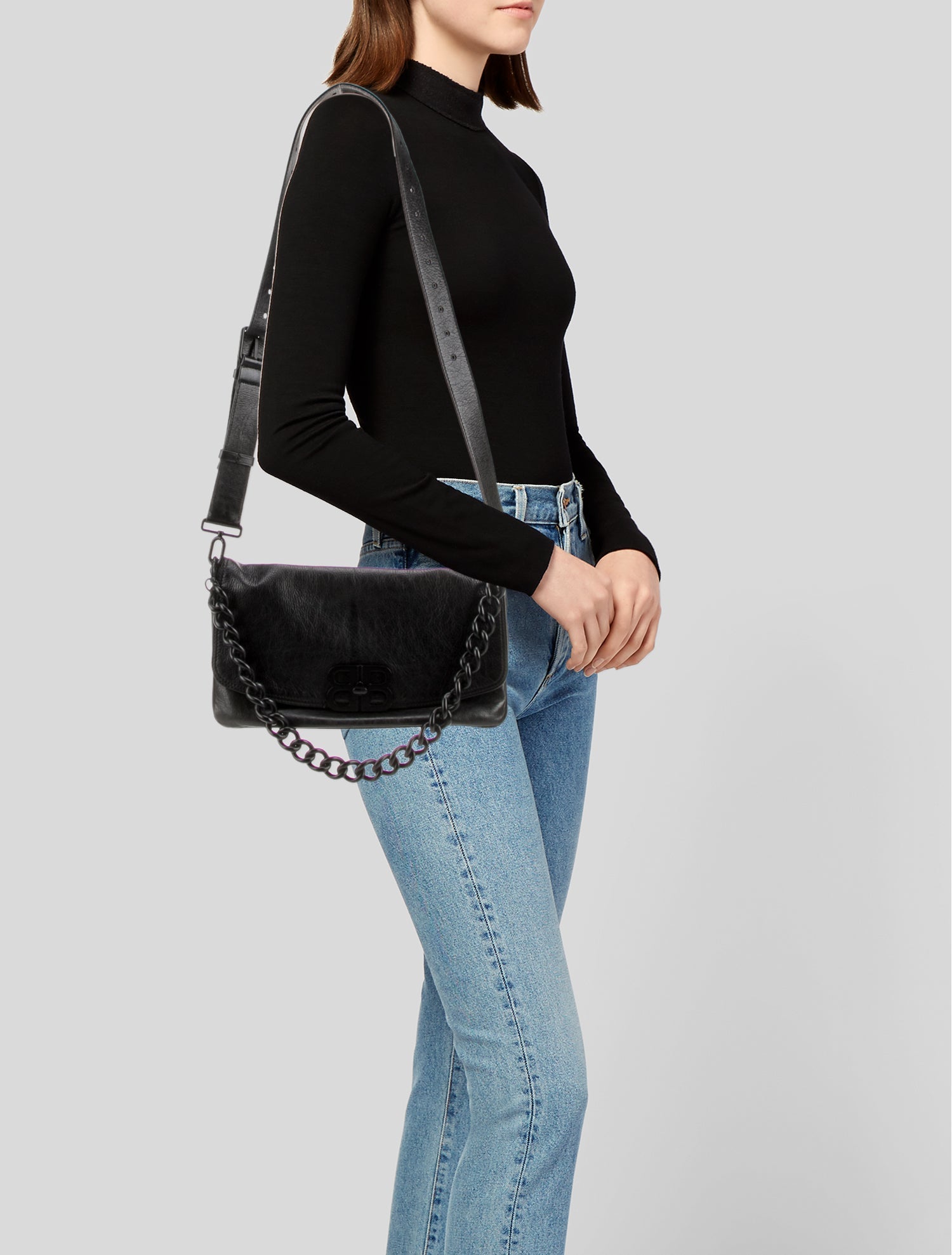 Balenciaga Leather BB Soft Medium 2024