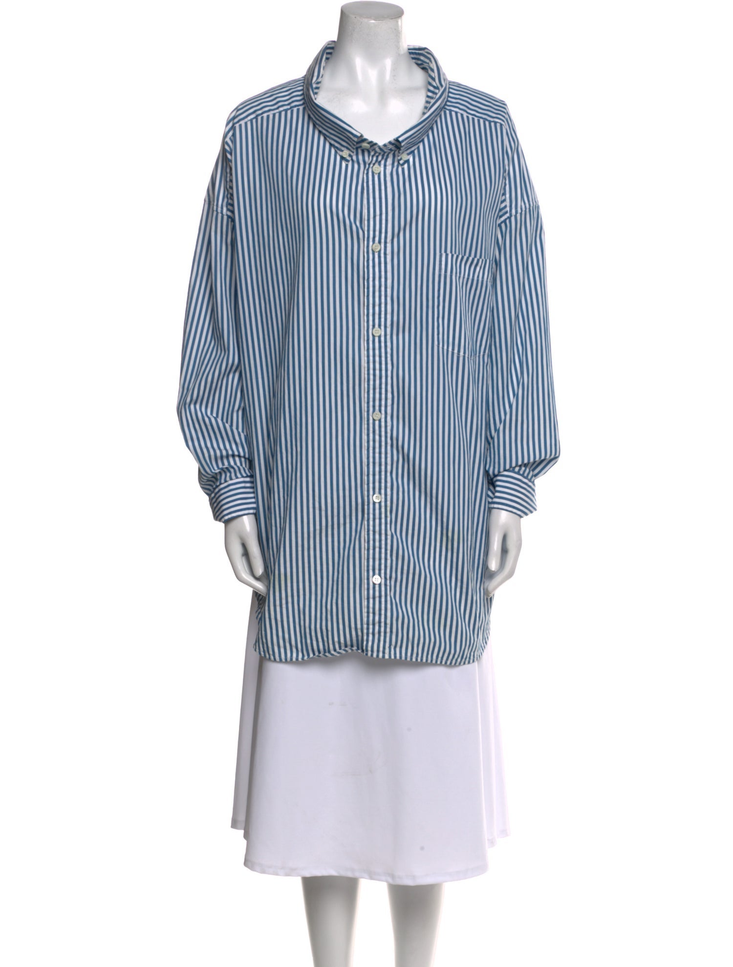 Balenciaga 2020 Striped Tunic