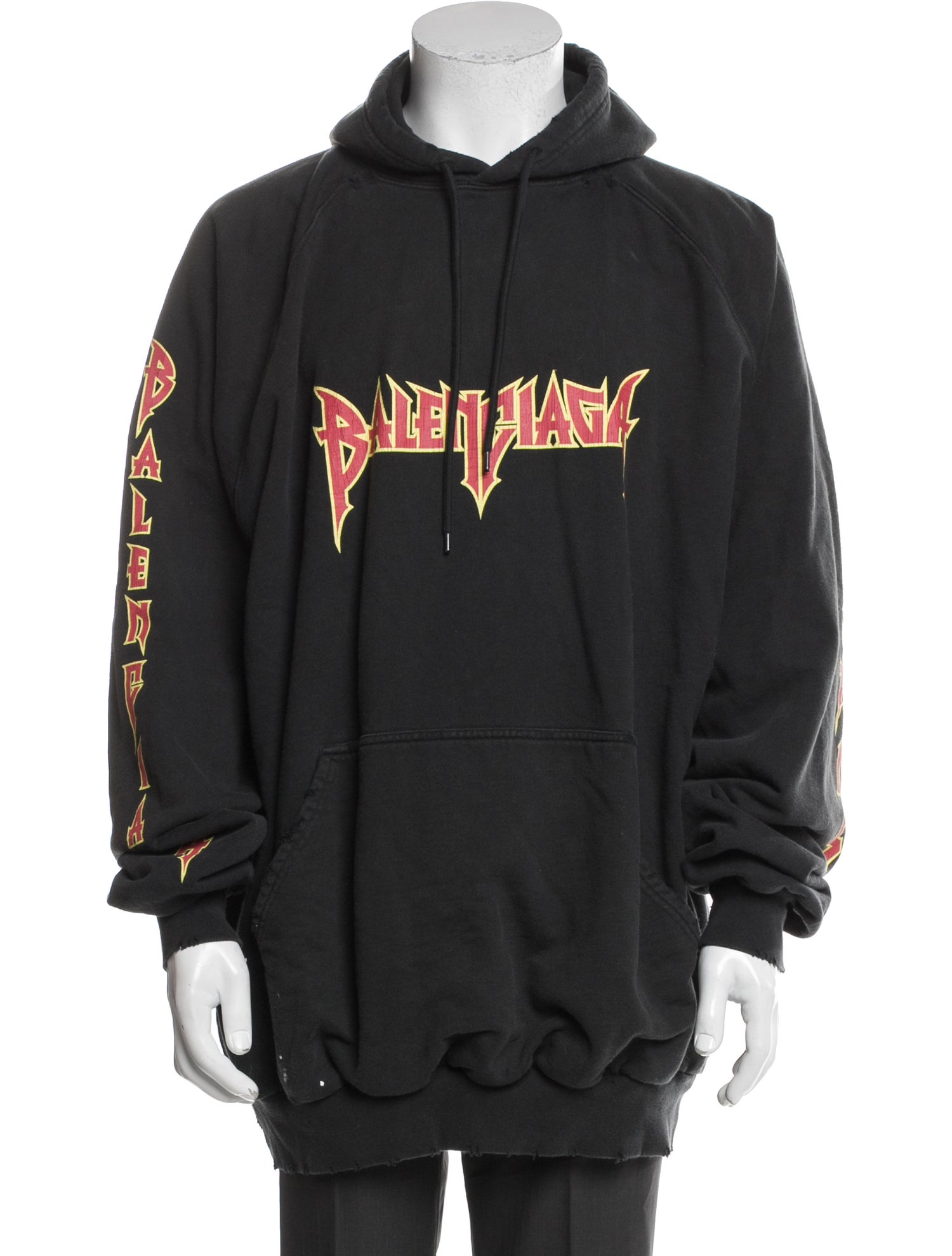 Balenciaga 2021 Graphic Print Hoodie