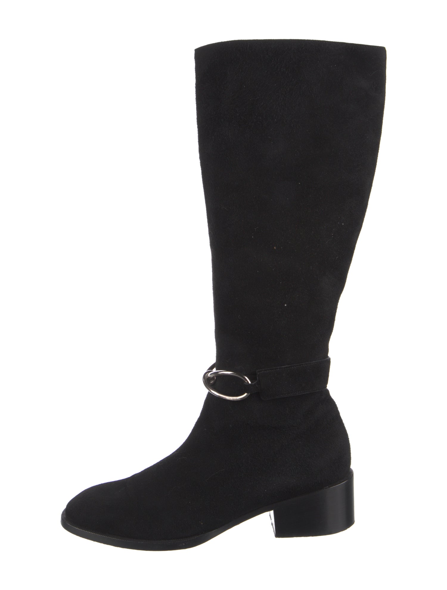 Balenciaga Suede Riding Boots