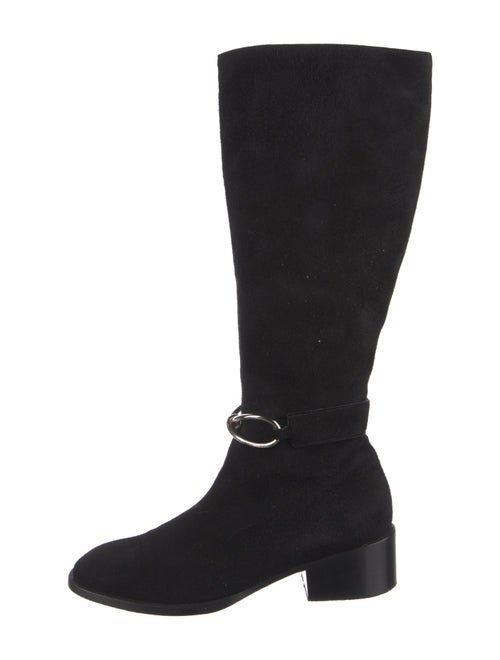 Balenciaga Suede Riding Boots
