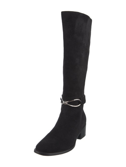 Balenciaga Suede Riding Boots
