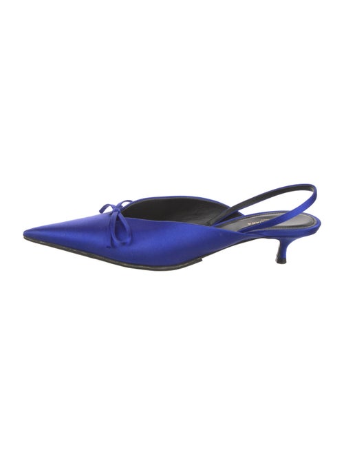 Balenciaga Satin Bow Accents Mules
