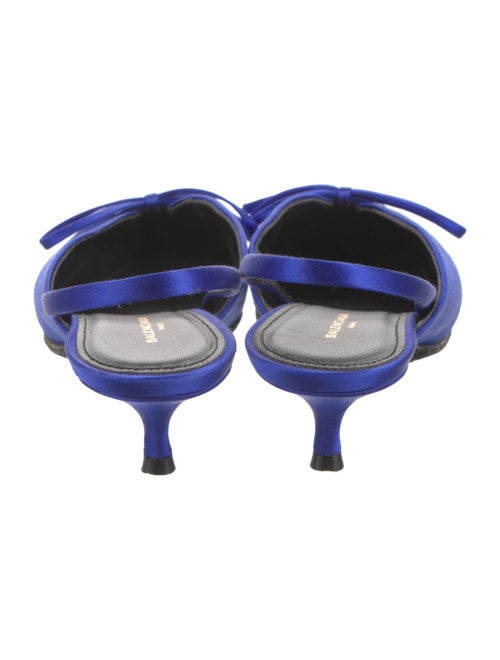 Balenciaga Satin Bow Accents Mules