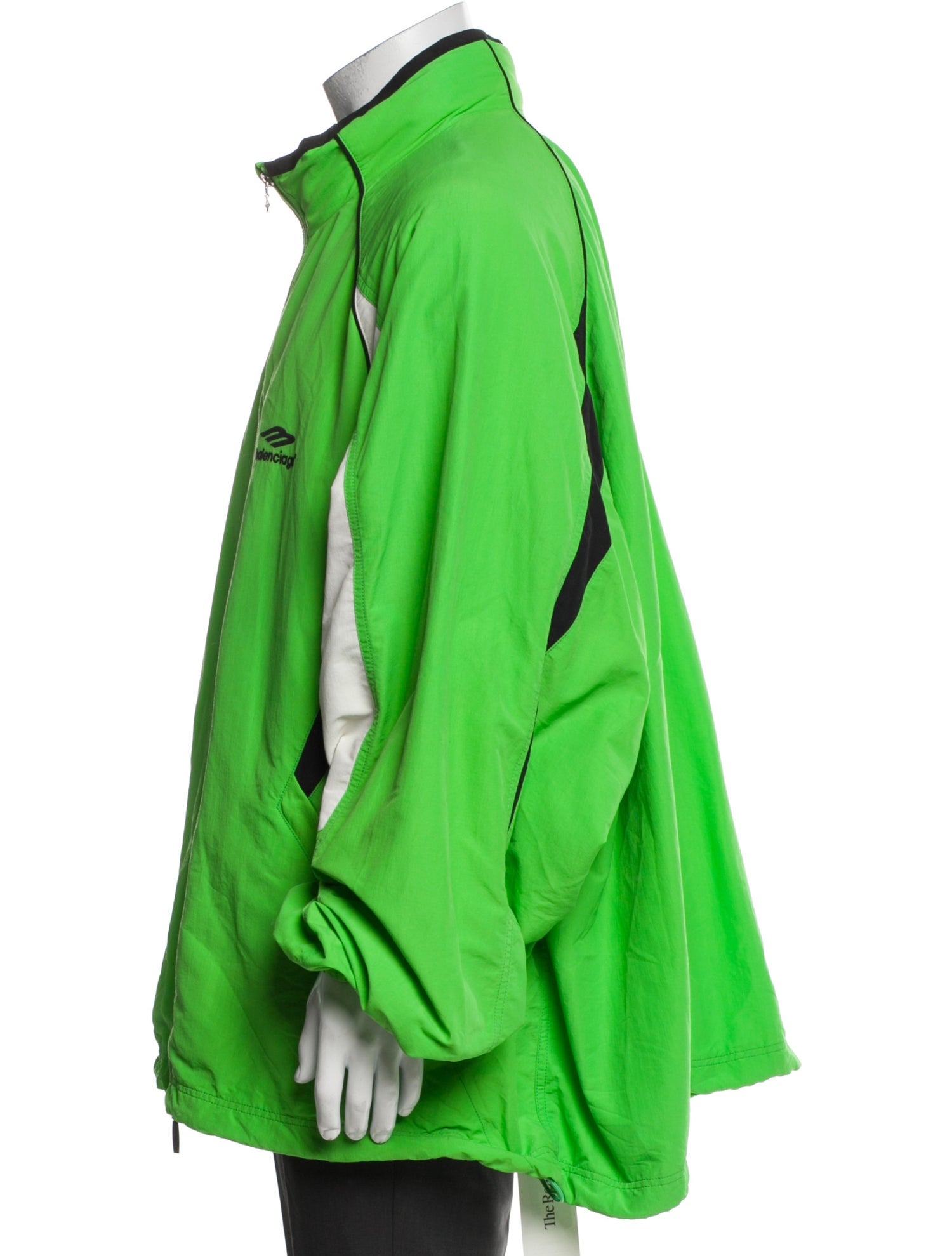 Balenciaga 2021 Colorblock Pattern Windbreaker