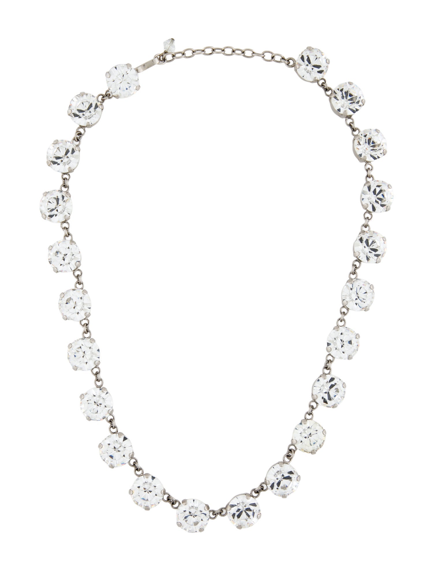 Balenciaga Crystal Collar Necklace