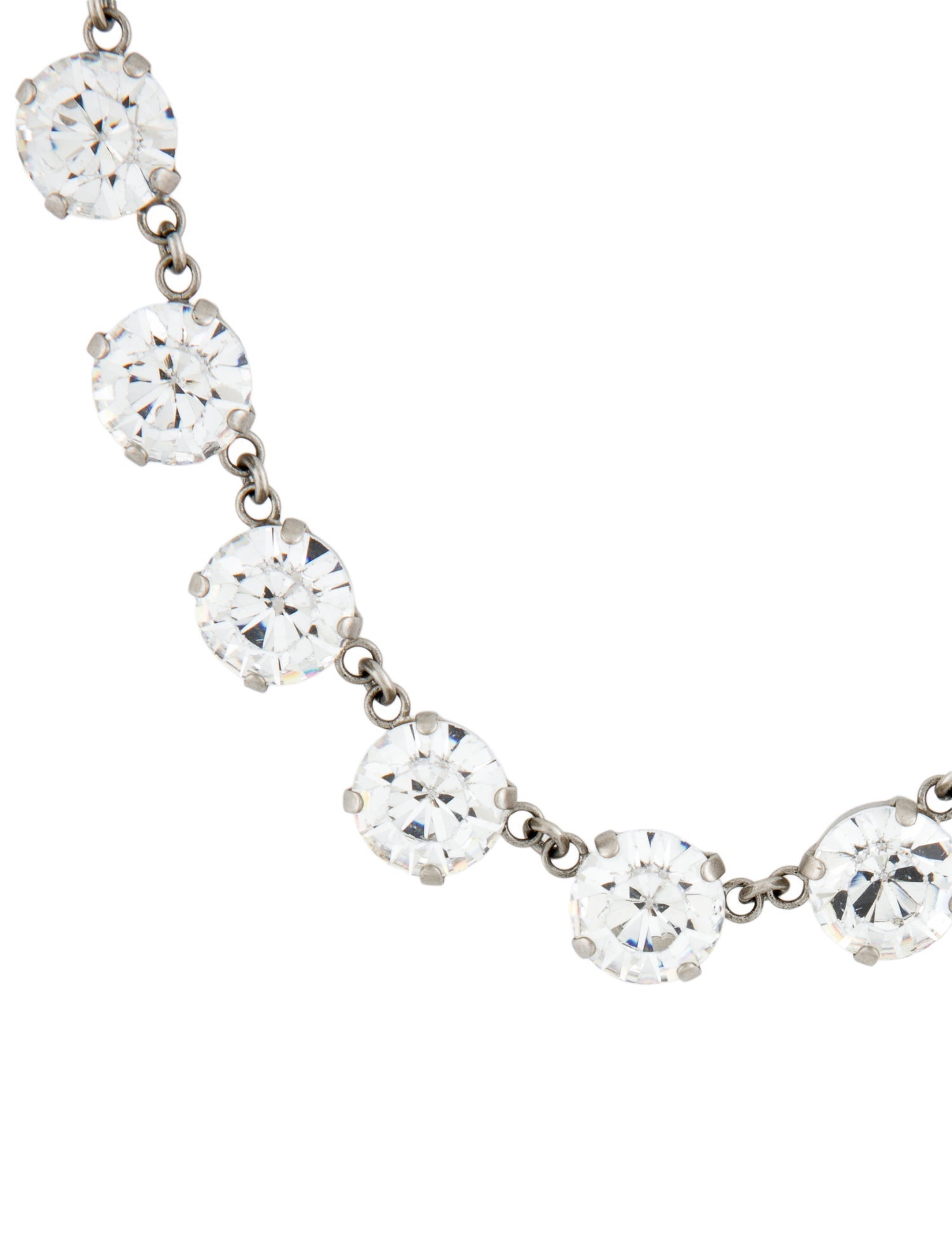 Balenciaga Crystal Collar Necklace