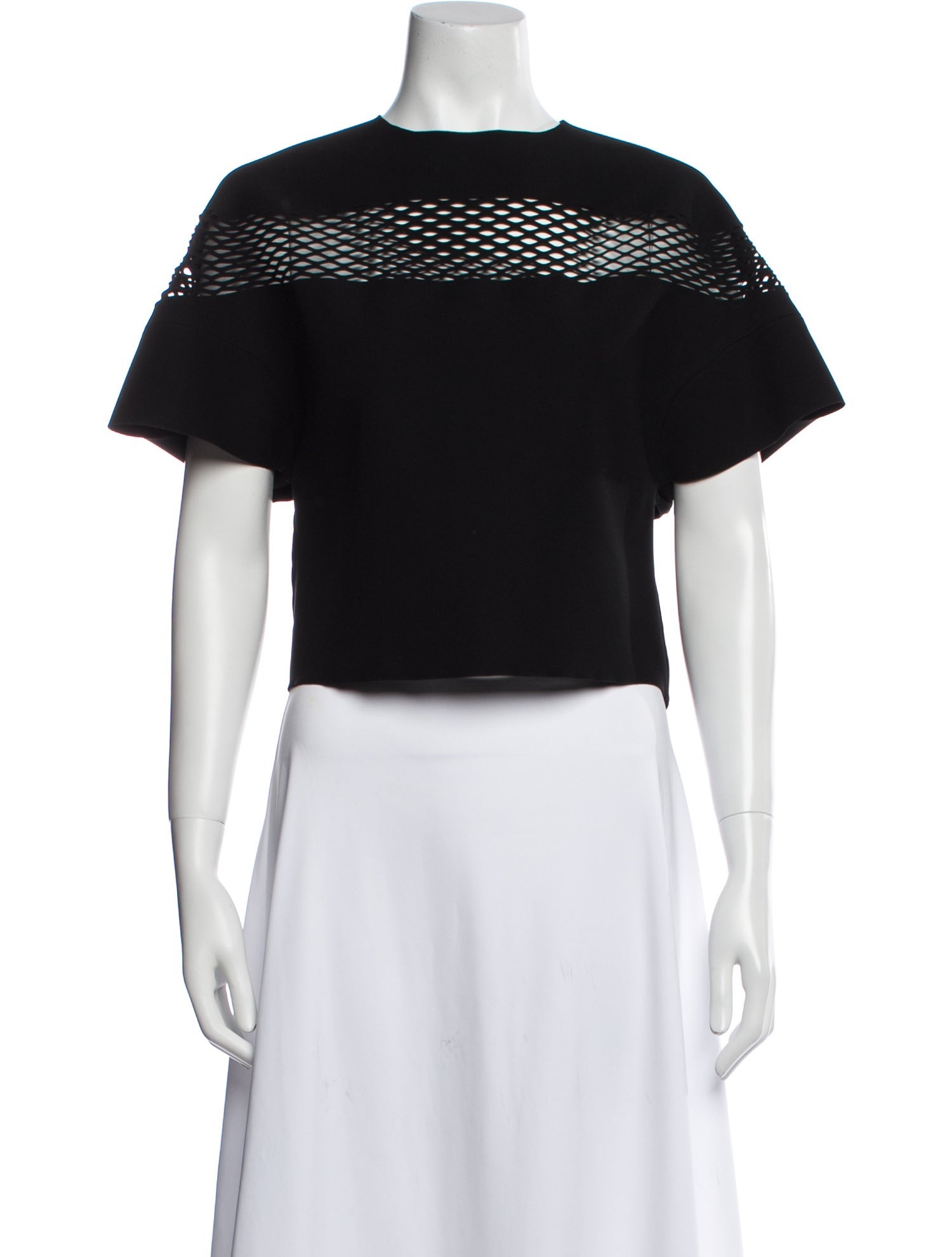 Balenciaga 2013 Crew Neck Crop Top