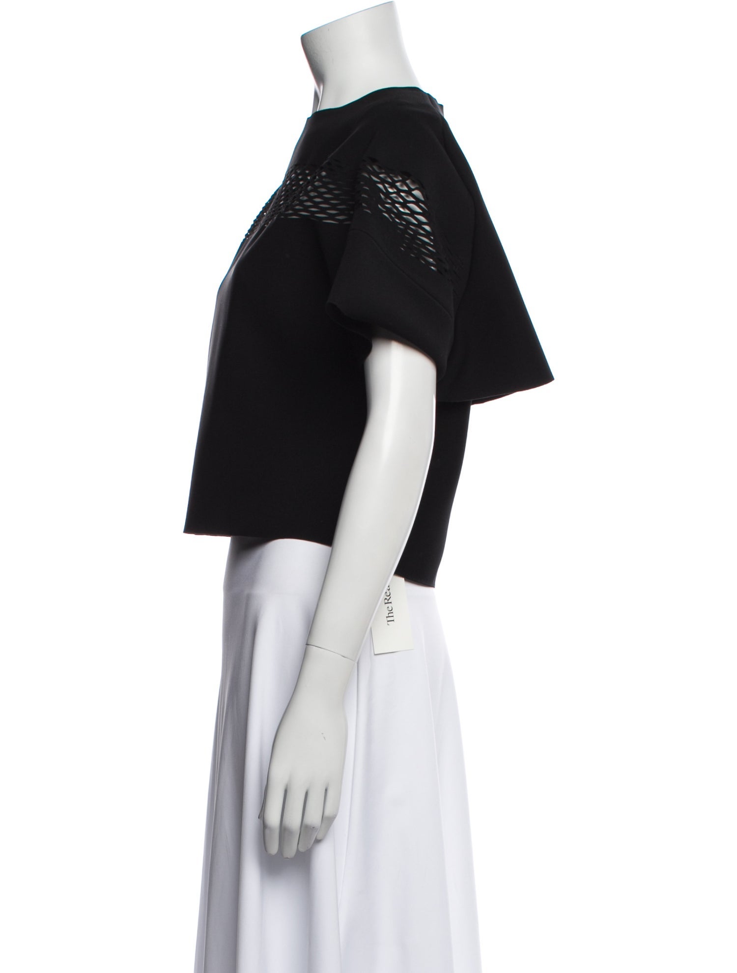 Balenciaga 2013 Crew Neck Crop Top