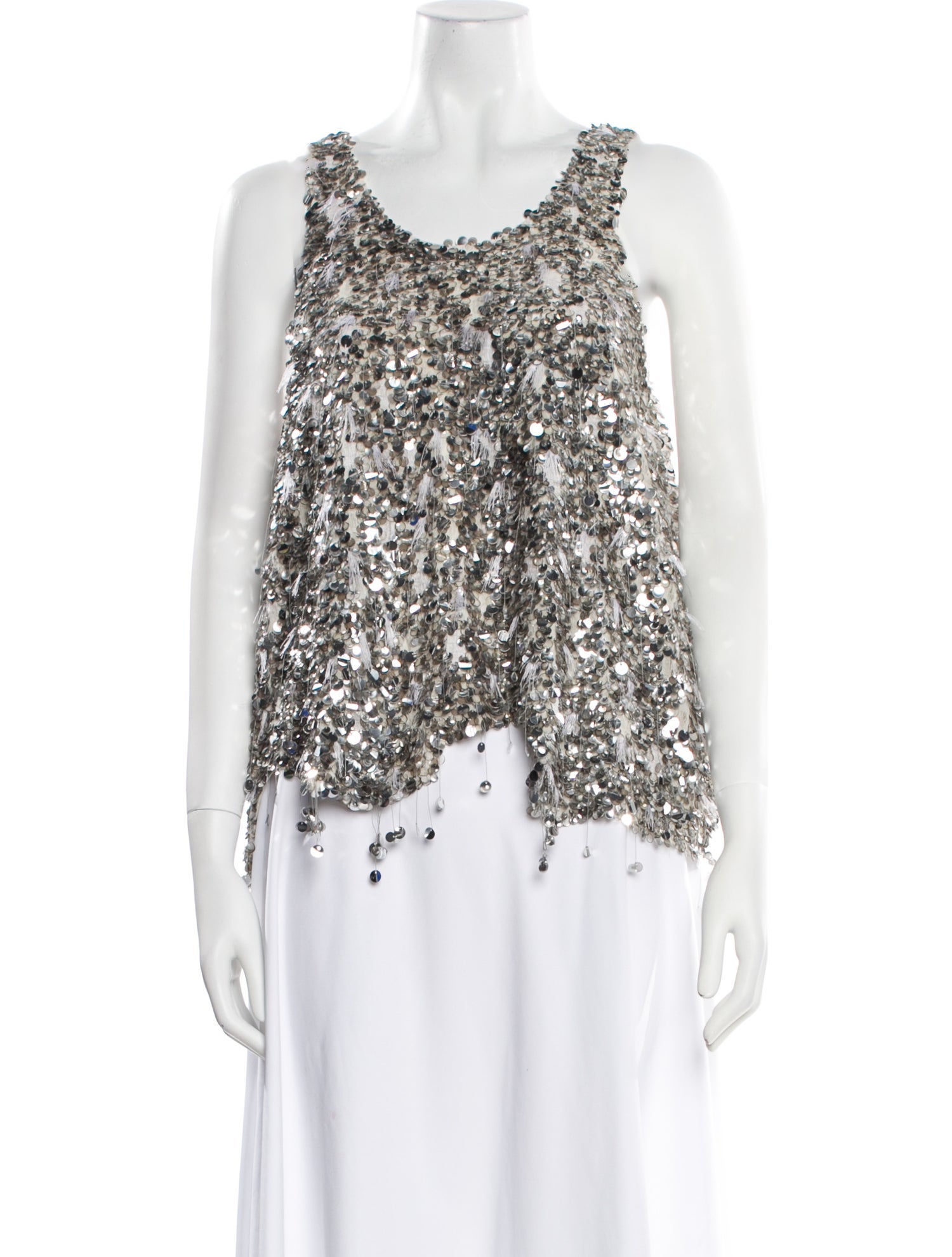 Balenciaga 2023 Sequin Top w/ Tags