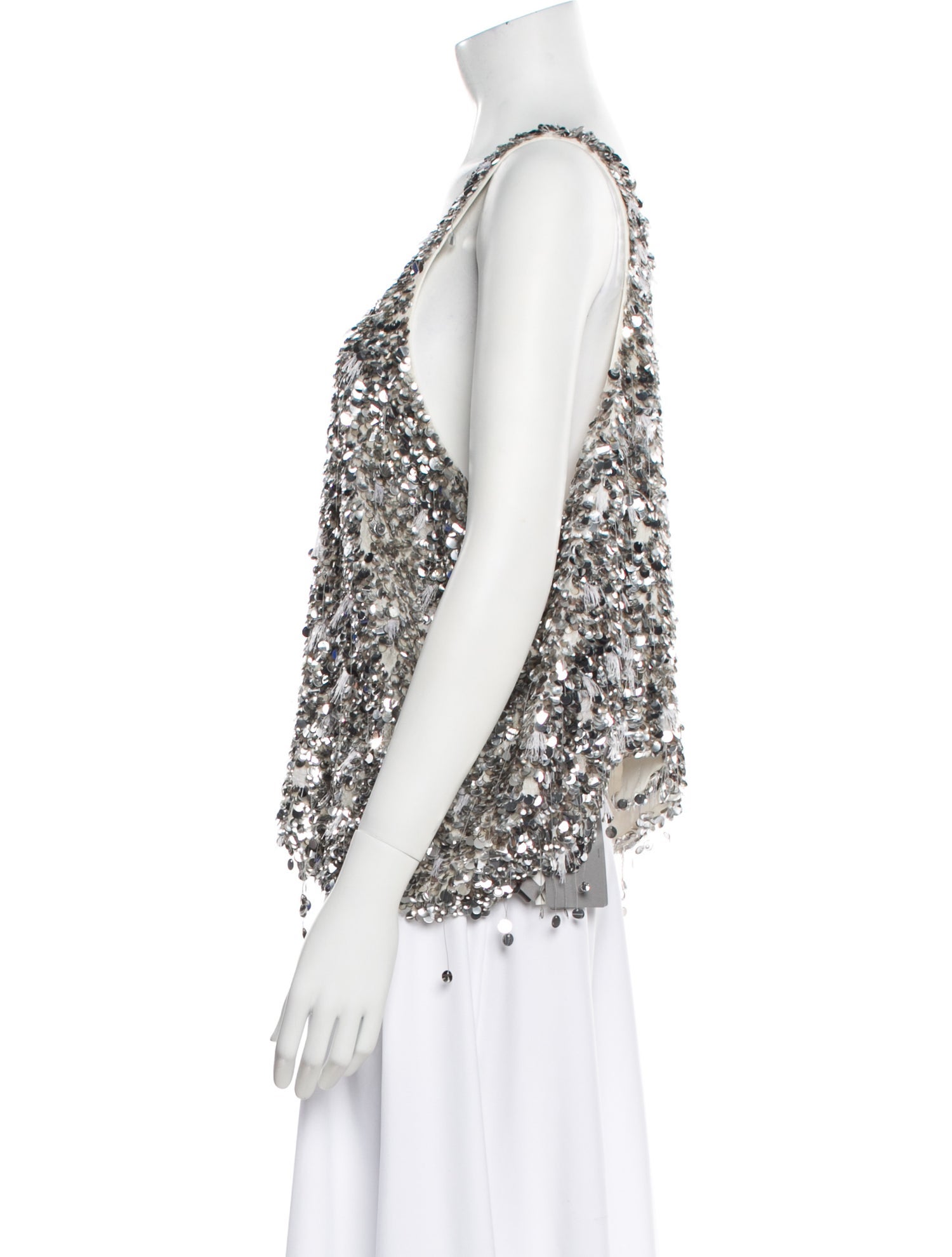 Balenciaga 2023 Sequin Top w/ Tags